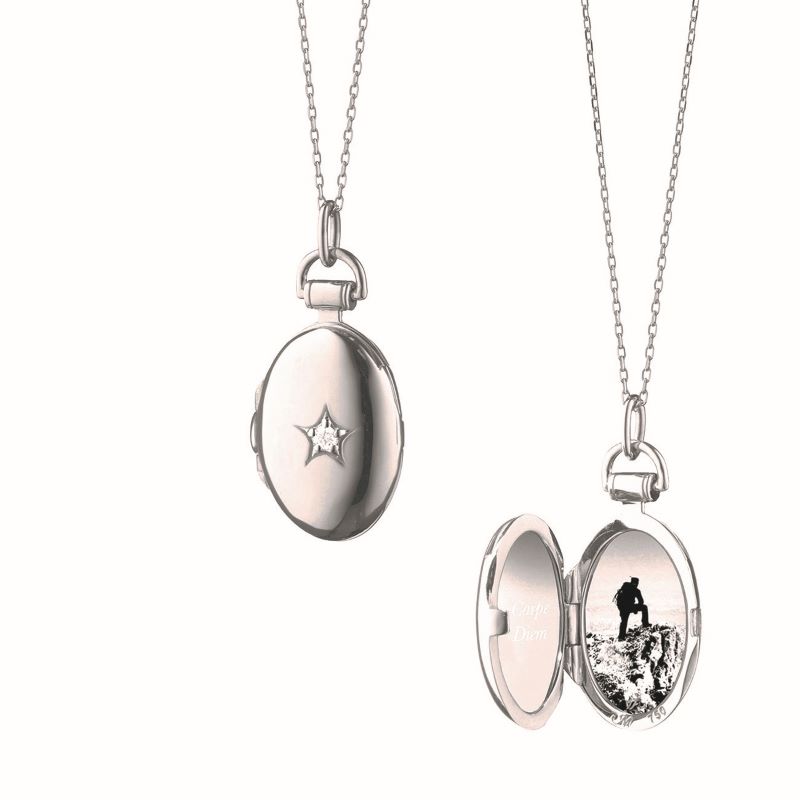 MRK Petite Oval Locket with Chain